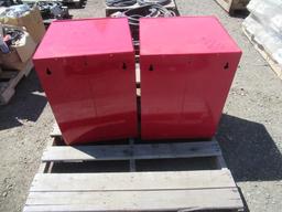 (2) 17'' X 17'' X 22 1/2'' FLAMMABLE STORAGE CABINETS