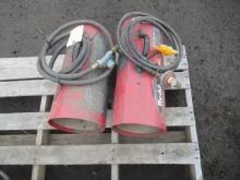 (2) REDDY HEATER 55,000 BTU PROPANE SPACE HEATERS