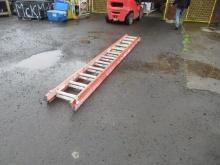 WERNER 24' FIBERGLASS EXTENSION LADDER