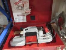 MILWAUKEE CORDED PORTABLE BANDSAW W/ CASE