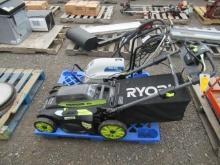 RYOBI 40V ELECTRIC WALK-BEHIND LAWN MOWER *NO BATTERY/CHARGER,  & EXCELL 1600PSI ELECTRIC PRESSURE W