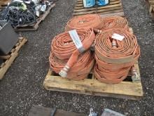 (15) ROLLS OF 2'' HOSE W/ CAM LOCKS