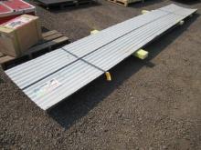 (20) 237'' X 36'' WHITE METAL ROOF/WALL PANELS (UNUSED)