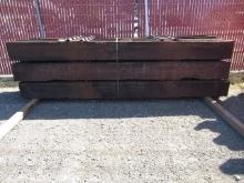 (12) 109' X 12' X 12' RAILROAD TIES