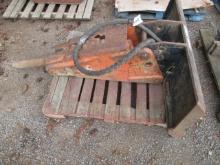 SKID STEER HYDRAULIC HAMMER ATTACHMENT