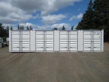 2024 40' HIGH CUBE SHIPPING CONTAINER W/ (4) SIDE DOORS