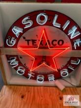 1920's "Texaco" Gasoline Motor Oil Vintage Neon Sign