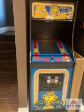 Midway Ms Packman arcade machine 69 x 25 x 33 with keys