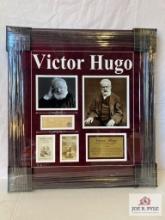 Victor Hugo Signed Cut Photo Frame