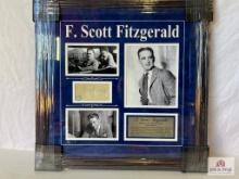 F. Scott Fitzgerald Signed Cut Photo Frame