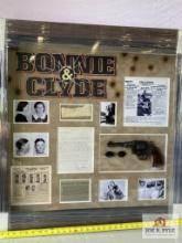 Bonnie Parker/Clyde Barrow Gun,Glasses,Poem Photo Frame