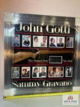 John Gotti/Sam Gravano Signed Gun Stock Photo Frame