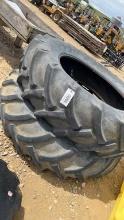 PAIR 18.4 X 38 TRACTOR TIRES