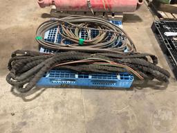 CUTTING TORCH HOSE SETS, ONE WITH PROTECTIVE COVER, QTY OF