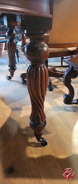 NEW Indonesia Hand Carved Mahogany Solid Table
