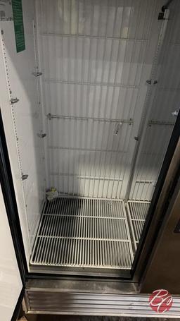 True T-49F Stainless 2-Door Freezer W/ Casters