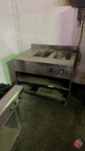 Stainless Steel 2-Well Electric Steam Table 44"