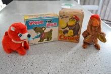 Chimp & Happy bear wind-up toys