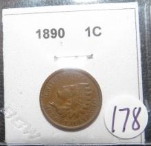 1890- Indian Head Cent
