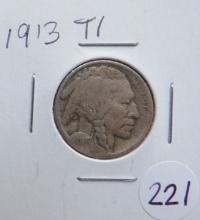 1913- Buffalo Nickel