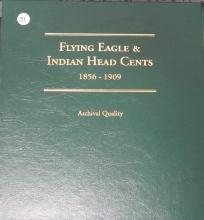 1856-1909 Flying Eagle & Indian Head Cents, Littleton Folder