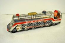 Silver Mountain metal train engine