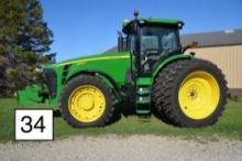 JD 2010 8295R Tractor MFWD 1097 Hours