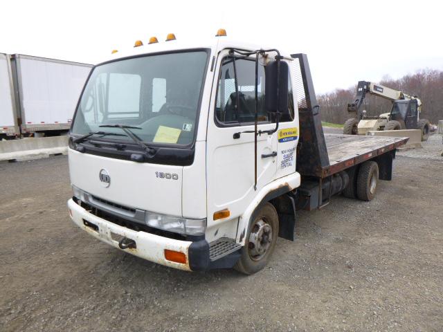 97 Nissan UD1800 Rollback Truck^TITLE^NON RUNNER (QEA 4195)
