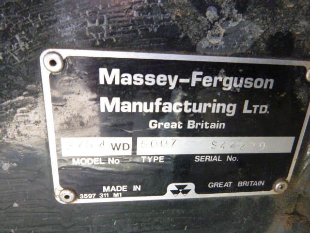 91 Massey Ferguson 375 Tractor (QEA 5484)