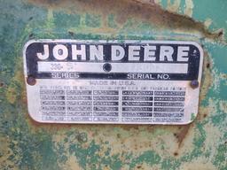 John Deere 330S Tractor (QEA 9897)