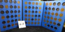 1910-39S Partial Set of Lincoln Cents in a blue Whitman folder.