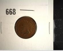 1872 Indian Head Cent, G+.