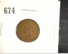1876 Indian Head Cent, G.