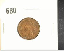 1889 Indian Head Cent, EF.