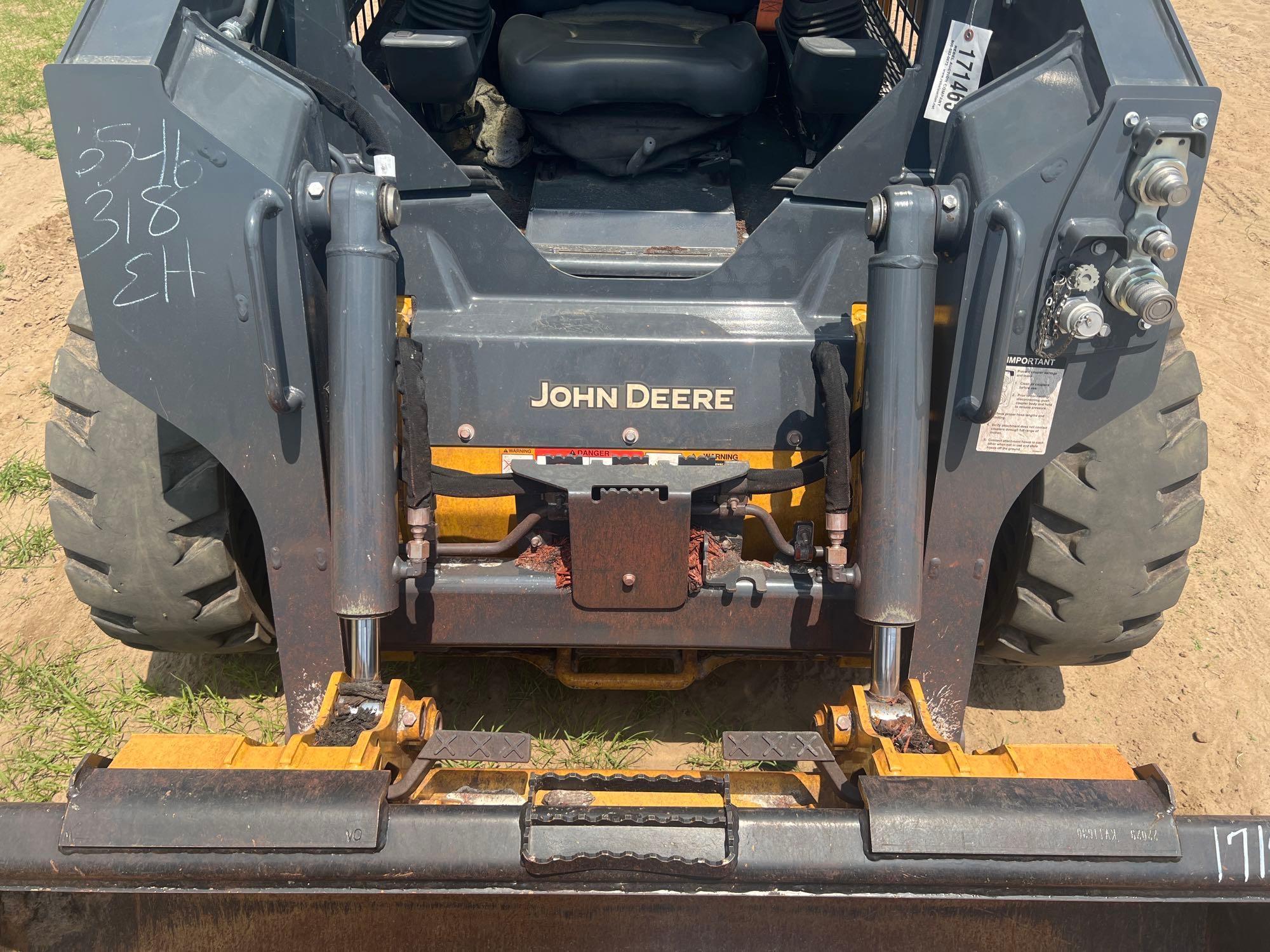 2021 JOHN DEERE 318G SKID STEER