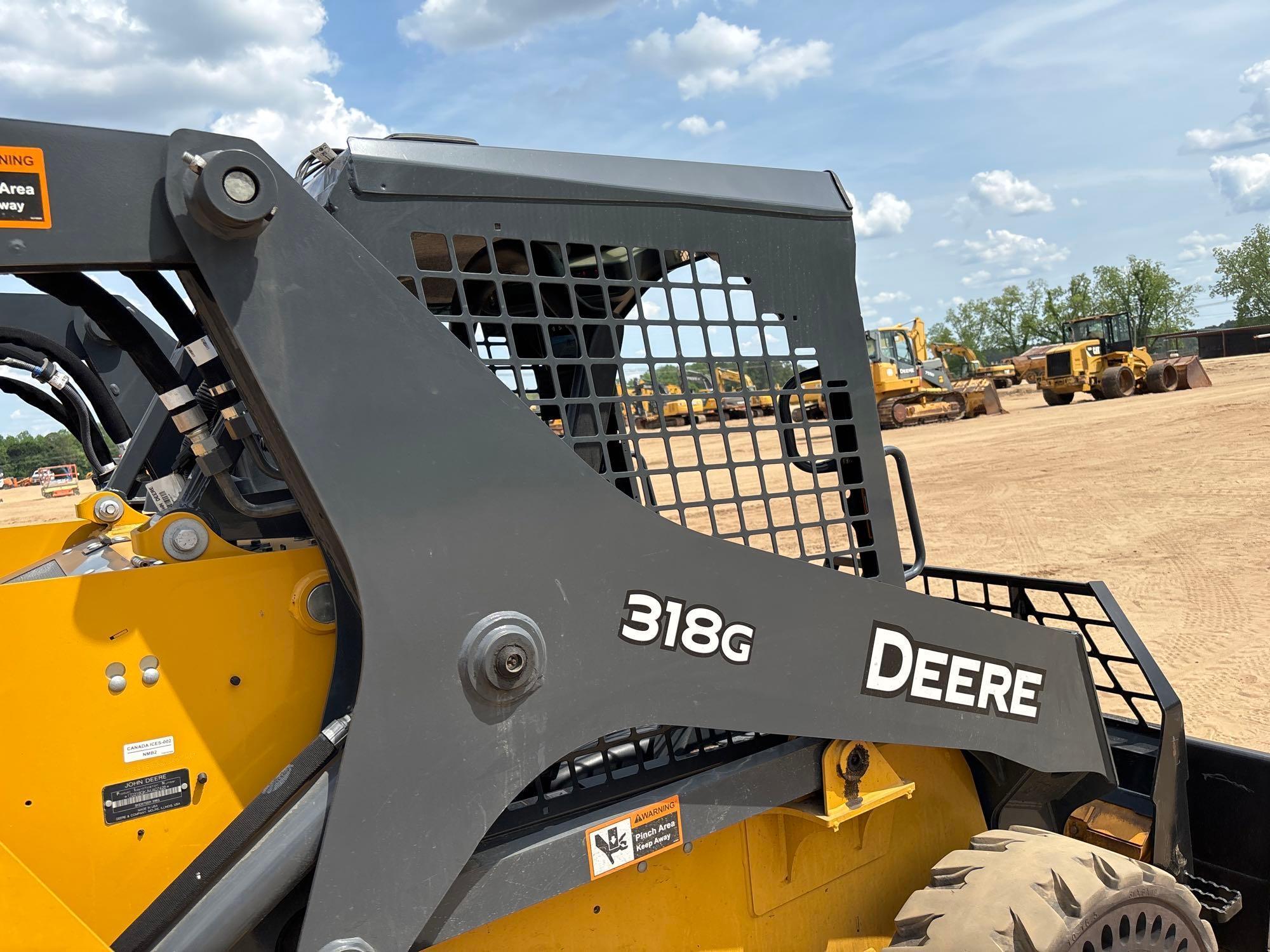 2021 JOHN DEERE 318G SKID STEER