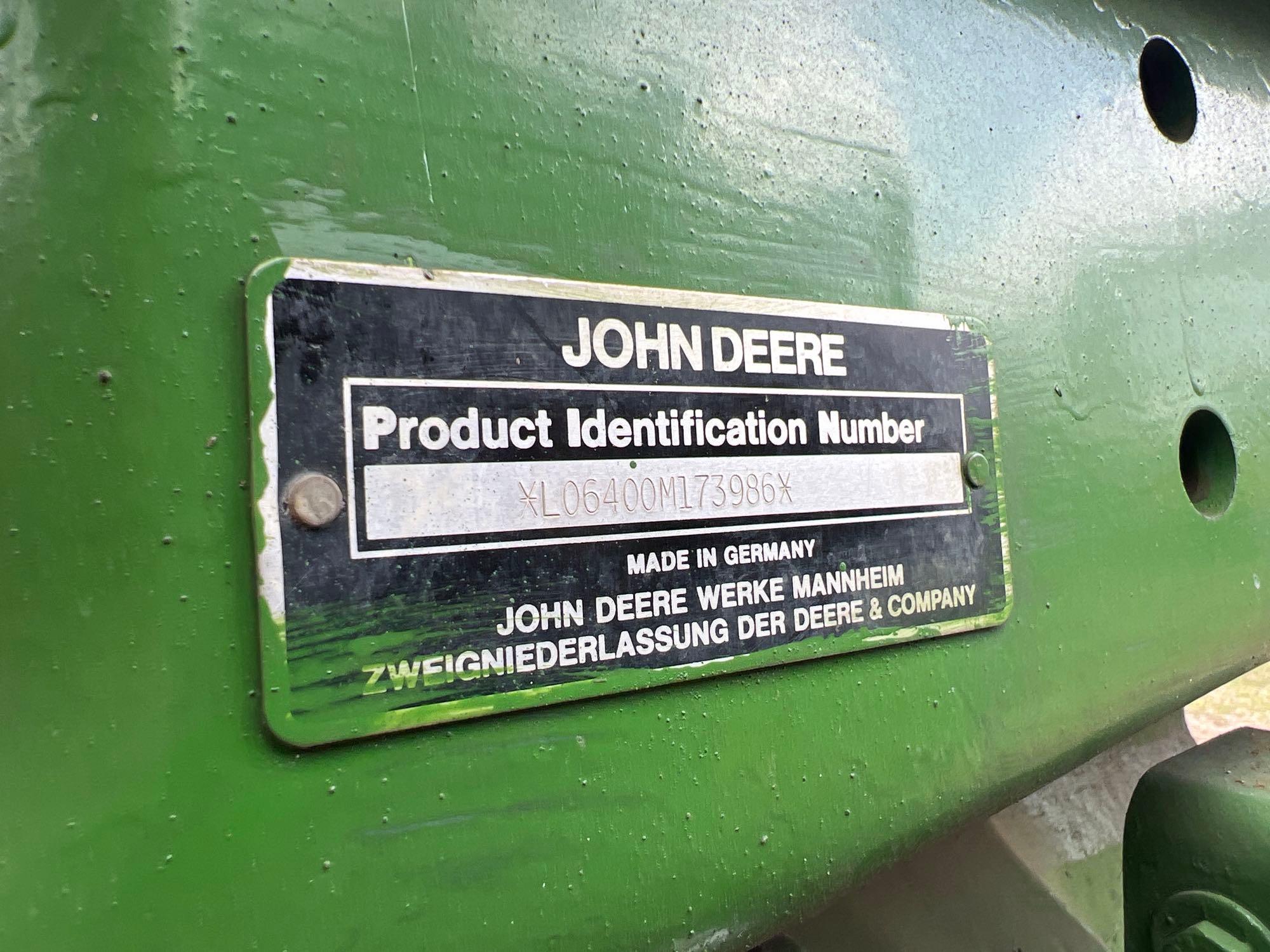 JOHN DEERE 6400 TRACTOR