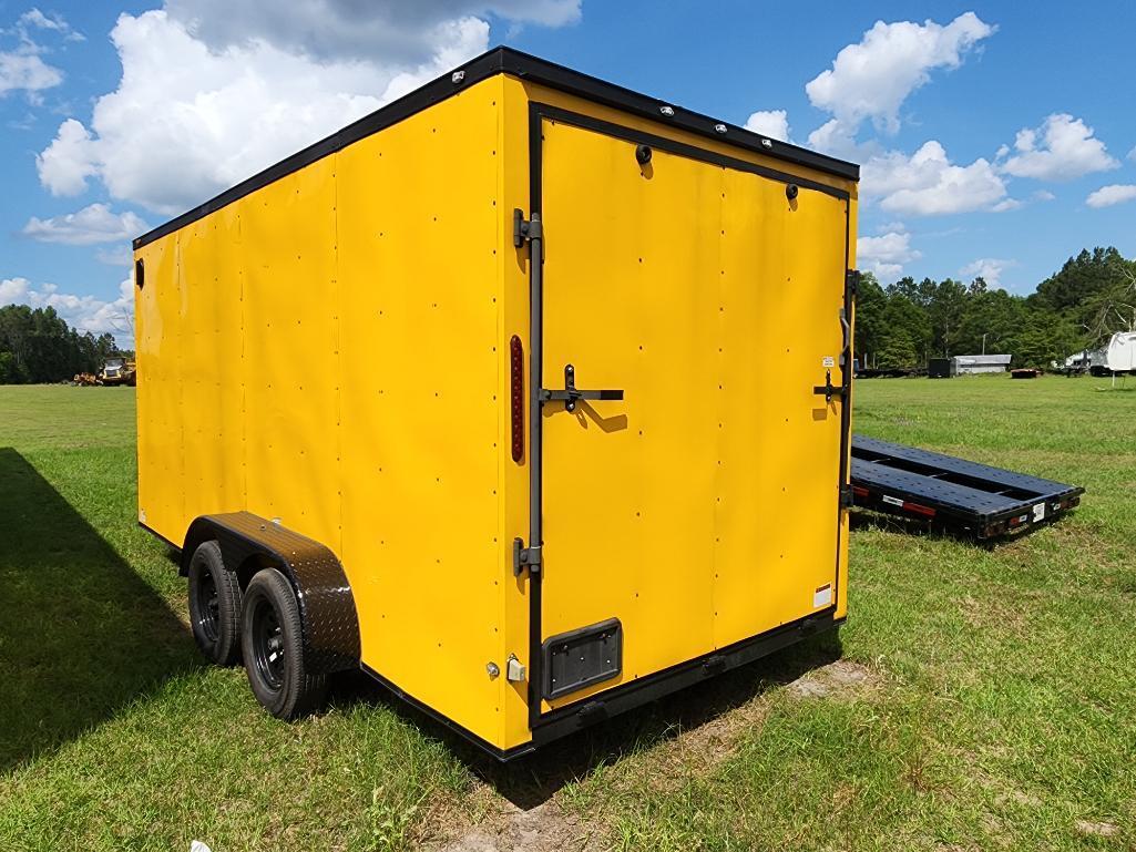 2024 NATIONCRAFT 7 X 16 ENCLOSED TRL