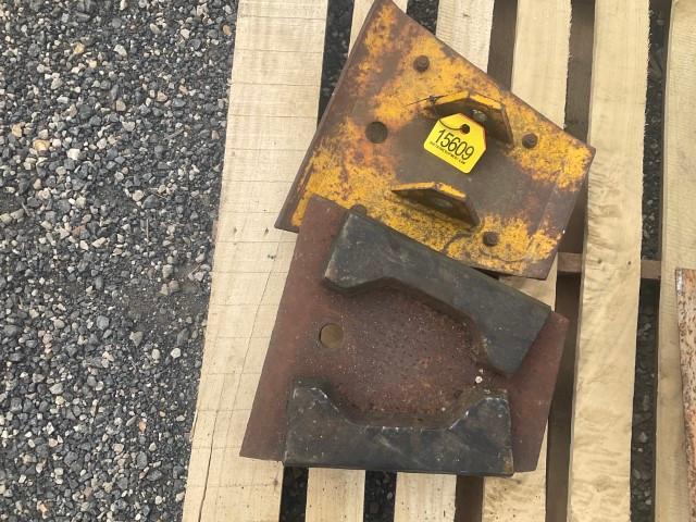 Case Back Hoe Out Rigger Pads 6x19