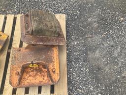 Case Back Hoe Out Rigger Pads 6x19