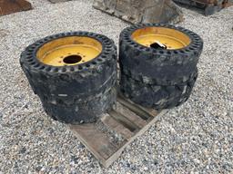 33x6-11 Solid Skid Steer Tires