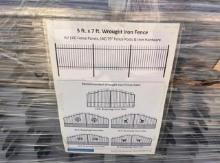 5' x 7' Welded Fence Panels (Qty. 40)