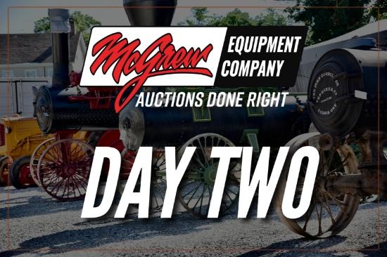 Day TWO of McGrews ANTIQUE TRACTOR TUESDAY Auction