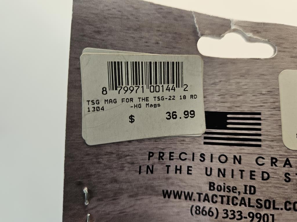 2 New Tactical Solutions TSG-22 18 Round Magazines