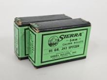 Sierra 6mm .243 Spitzer Bulletsapprox. 175ct