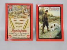 Pair of Gun Store Tins Remington & Peters - Repros