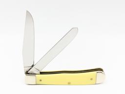 2012 Case XX Synth Yellow Trapper Knife 3254 w Box