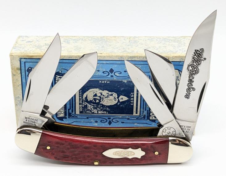 1993 Case XX Classic Red Bone Sowbelly Knife 65039