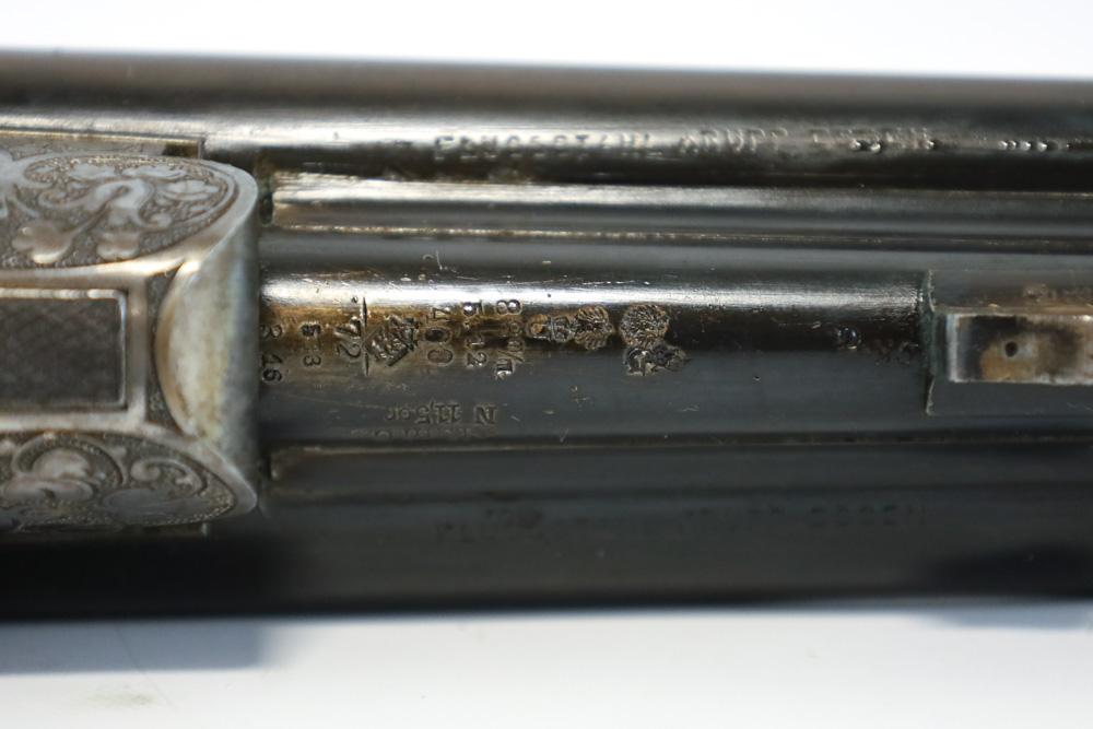 Antique Fine Engraved German Drilling Combo Rifle