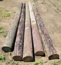 14ft Fence Posts, Made from telephone poles,